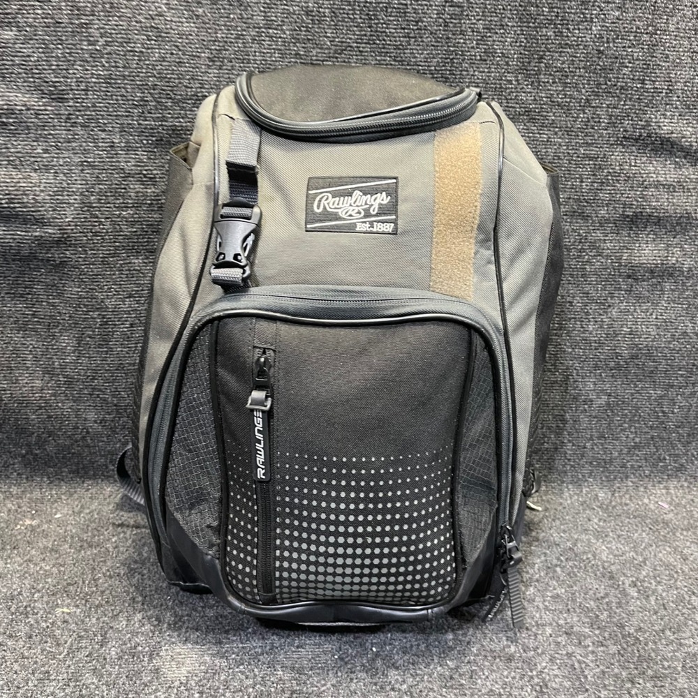 Rawlings EHLL25 Franchise Grey/BLK‎ Baseball / Softball Bat Backpack Bag BatPack